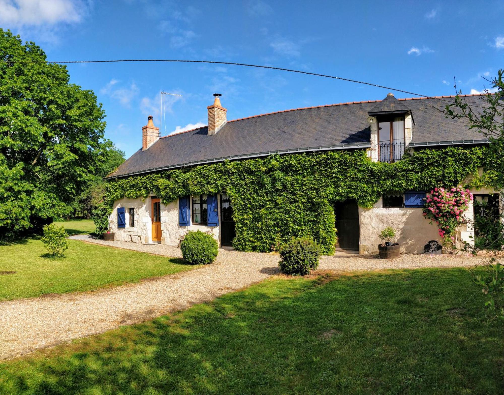 Traditional Longere Farmhouse At La Fortinerie Mouliherne Kültér fotó